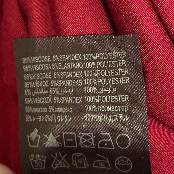 BEBE burgundy red bodysuit XS - Picture 11 of 11